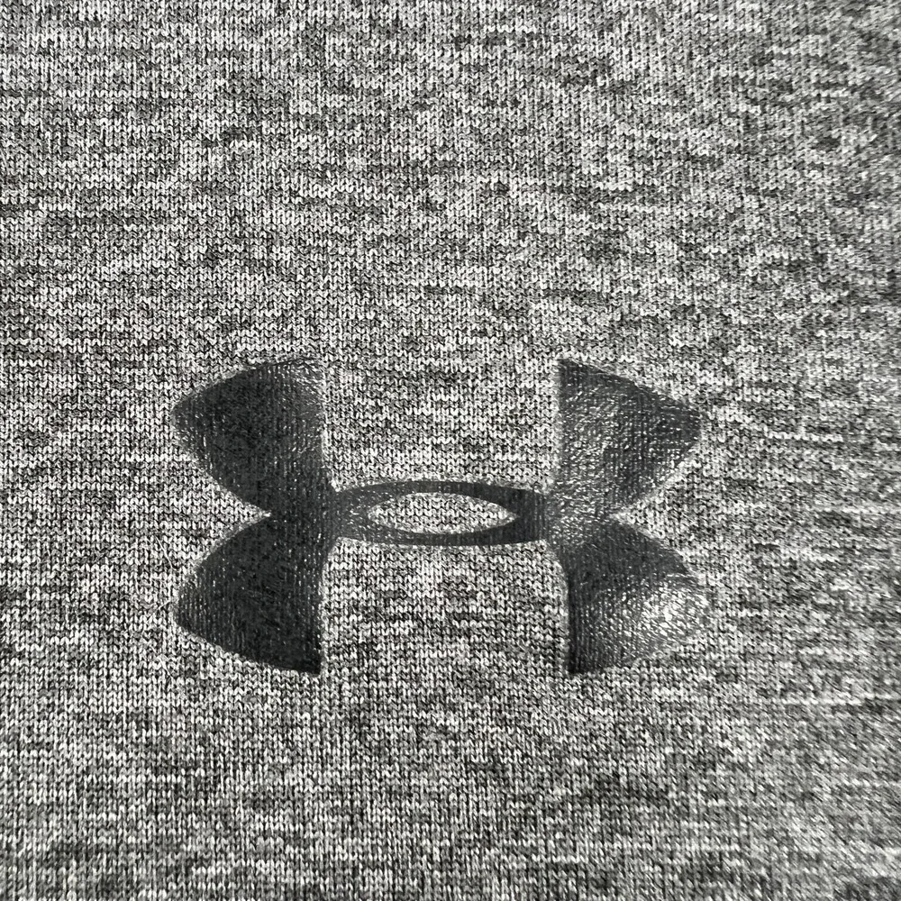Under Armour Shirt Mens Medium Gray Tech Tee Casual Active Workout Gym Run Lift